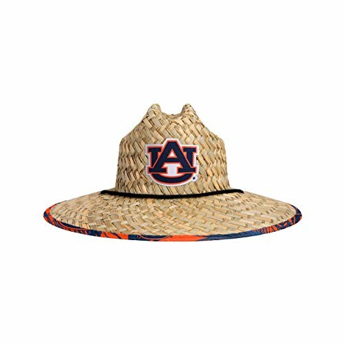 FOCO NCAA College Team Logo Floral Sun Straw Hat