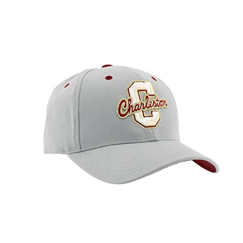 Gray baseball cap with Charleston logo