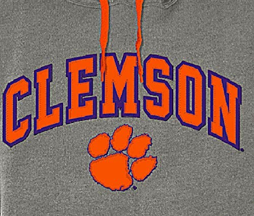 Clemson University hoodie with orange logo