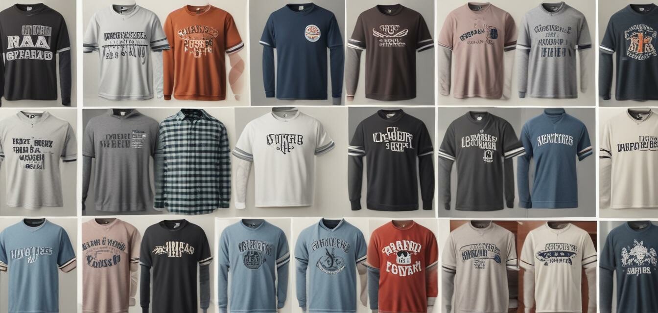 Types of college shirts