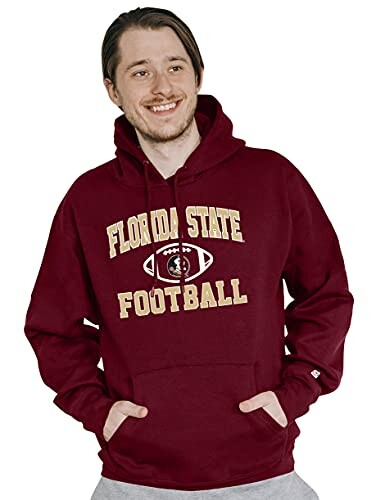 Person wearing Florida State Football hoodie