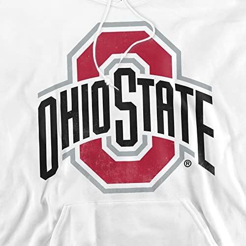 White hoodie with Ohio State logo