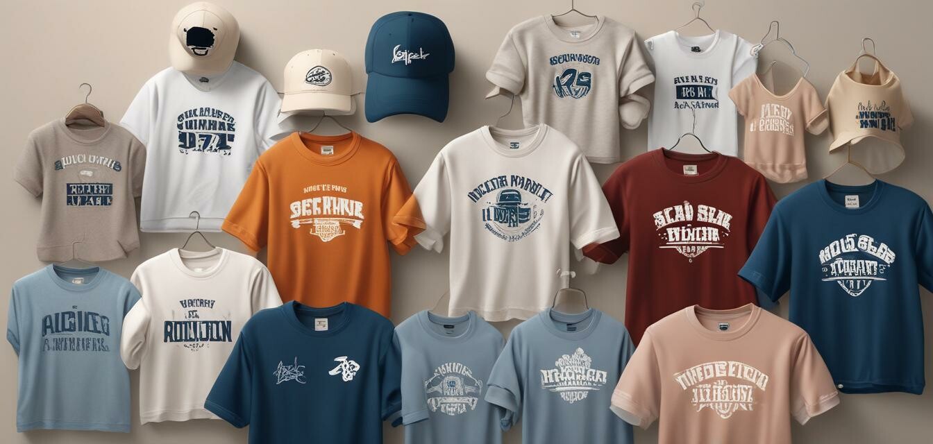 Spring college apparel displayed.