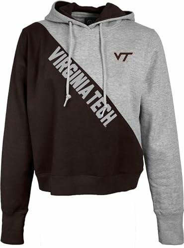 Virginia Tech hoodie with logo and text